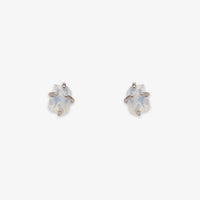 Raw Gemstone Stud Earrings
