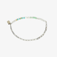 Seabright Stretch Bead & Chain Bracelet