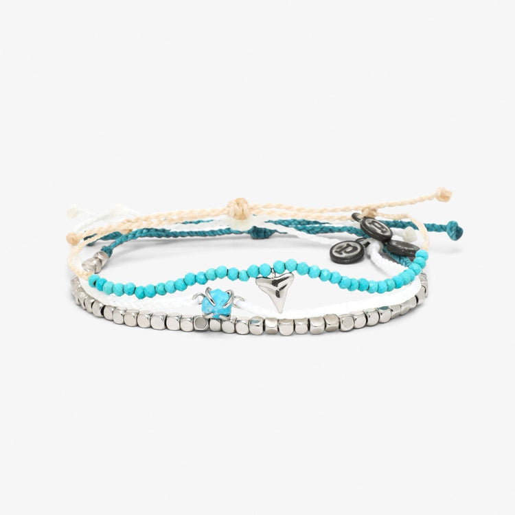 Turquoise Tides Anklet Pack